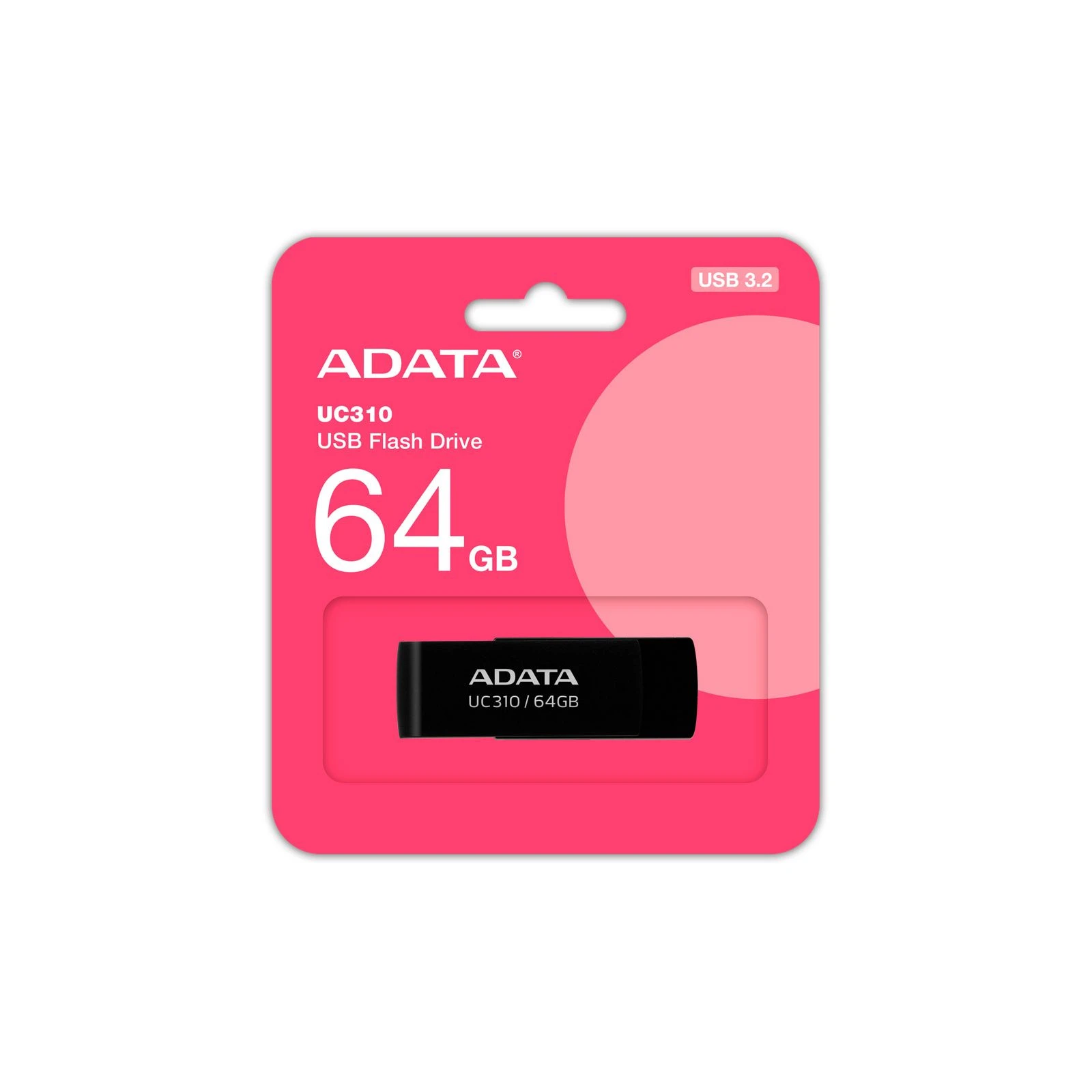 ADATA 64GB UC310 Black USB 3.0 (UC310-64G-RBK) (UA)