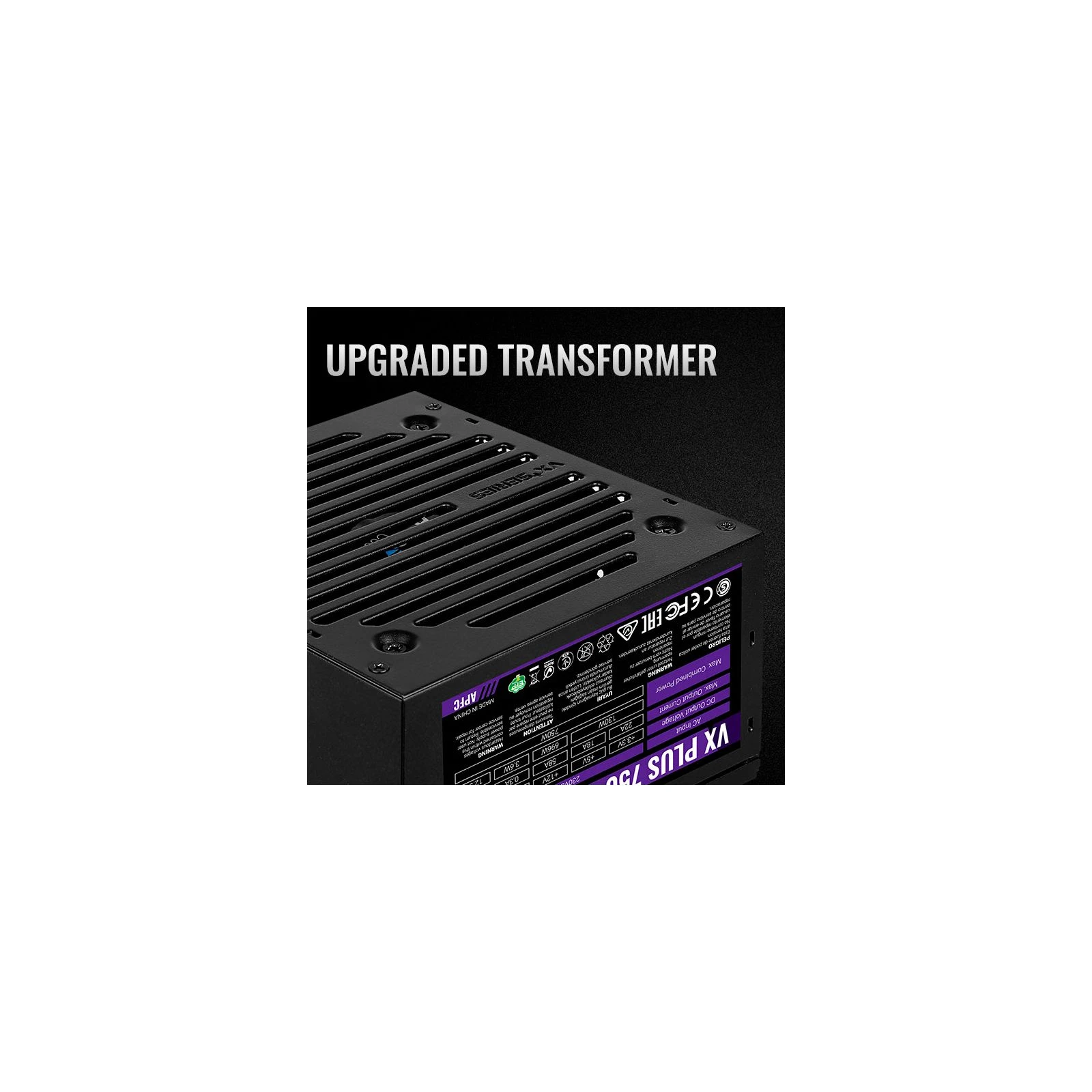 AeroCool 750W VX Plus 750 (ACPN-VS75AEY.11) (UA) Стандарт БП ATX