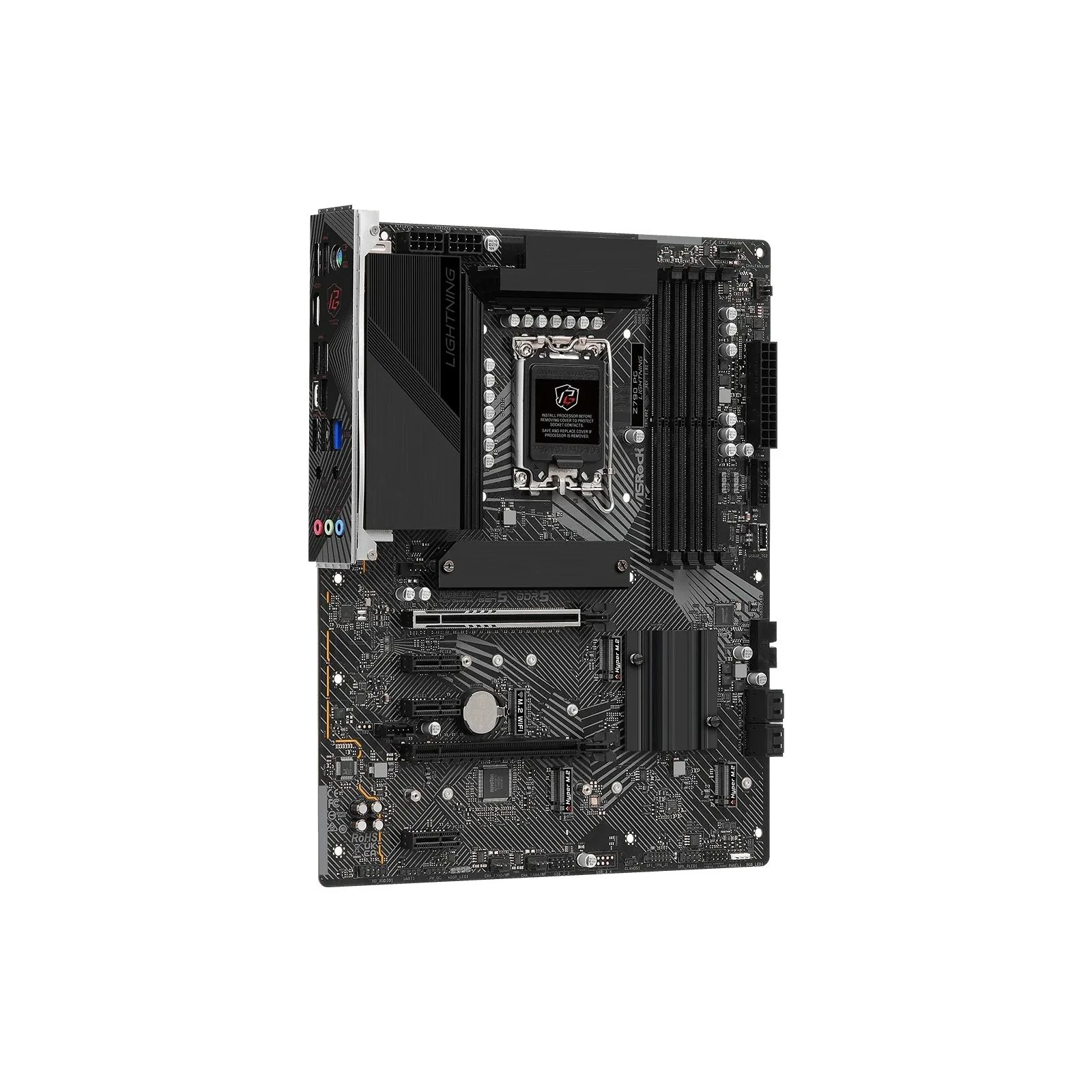 ASRock Z790 PG LIGHTNING (UA) Слоти розширення 3 x PCI-E 3.0 x1 , 1 x PCI-E 4.0 x16 , 1 x PCI-E 5.0 x16