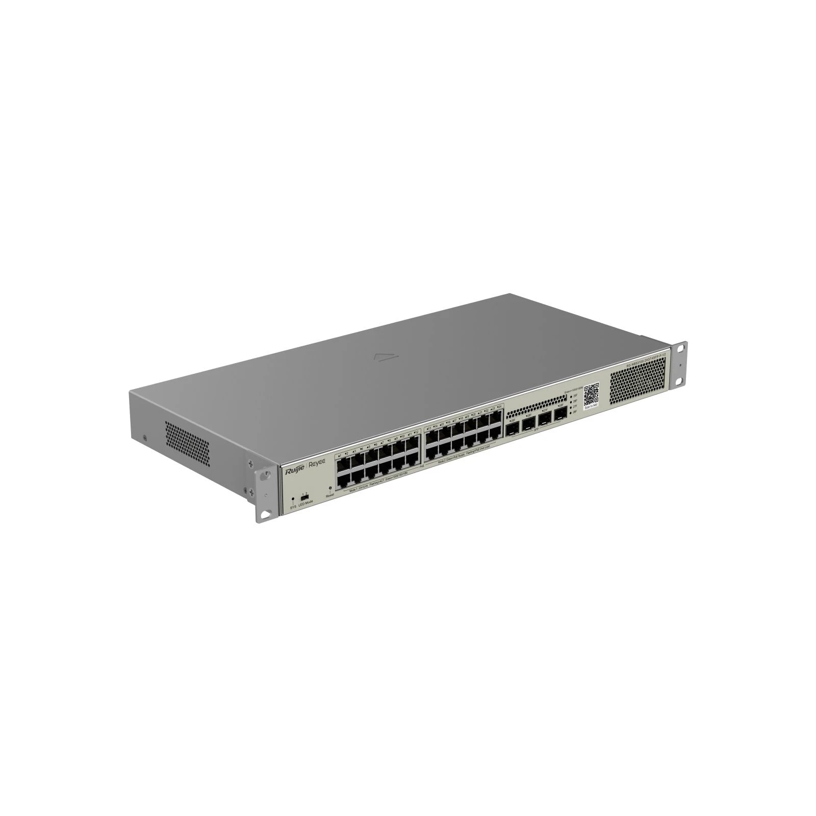 Комутатор мережевий Ruijie Networks RG-NBS3100-24GT4SFP-P-V2 (UA) Кількість Uplinks портів 4x1G SFP