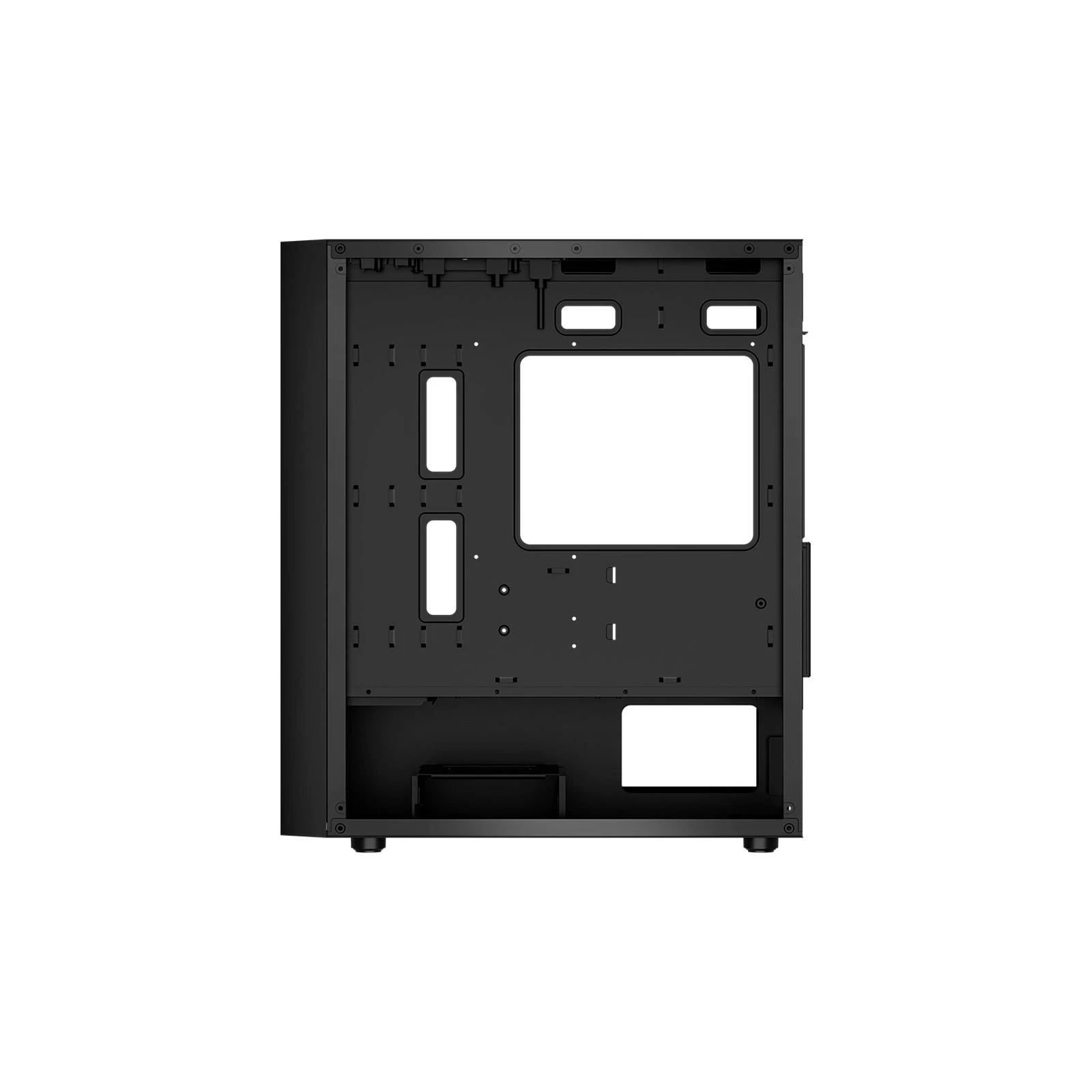 PcCooler C3B310 BK (C3B310-BKP0-GL) (UA) Розташування блока живлення нижнє