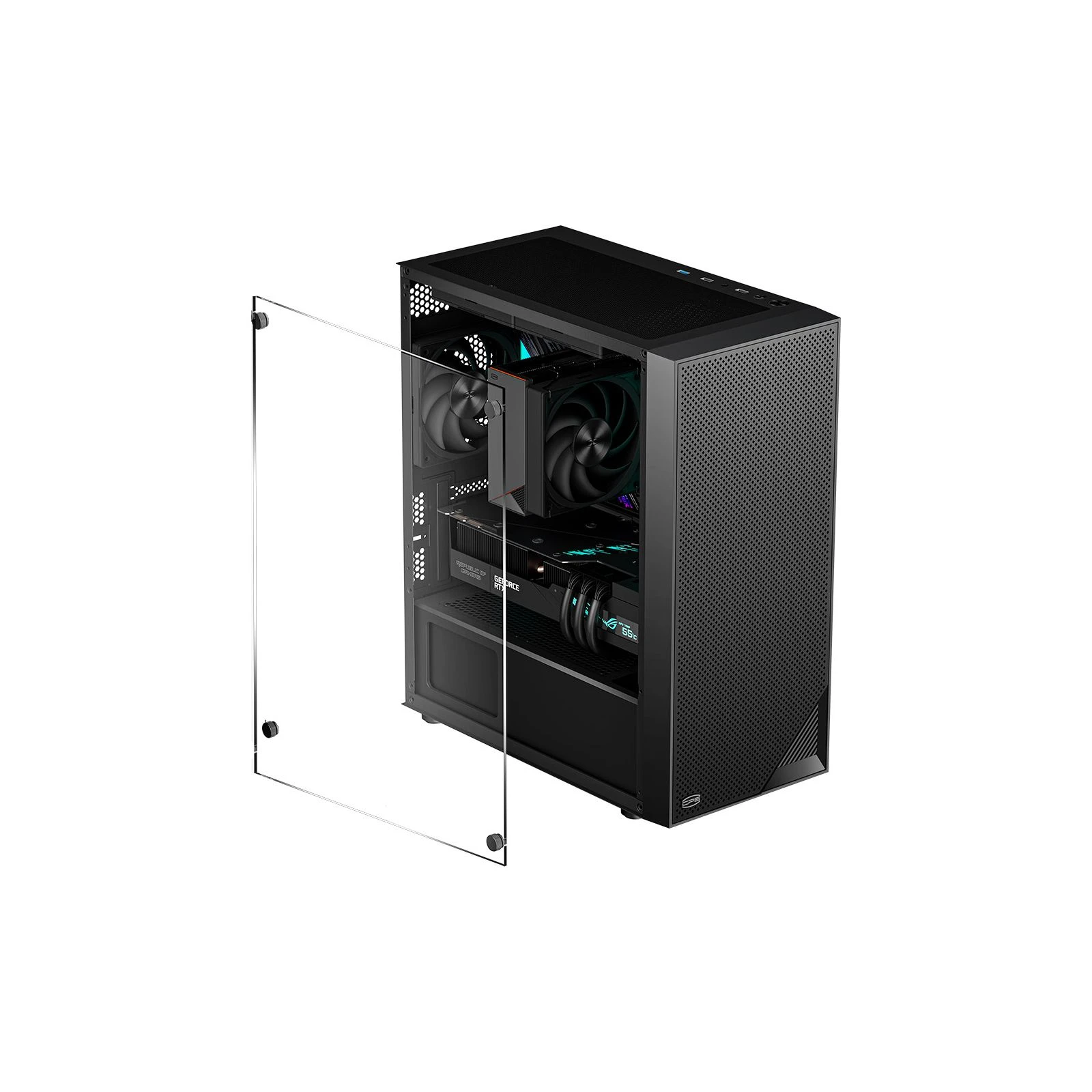 PcCooler C3B310 BK (C3B310-BKP0-GL) (UA) Матринські плати, що підтримуються Micro - ATX, Mini - ITX
