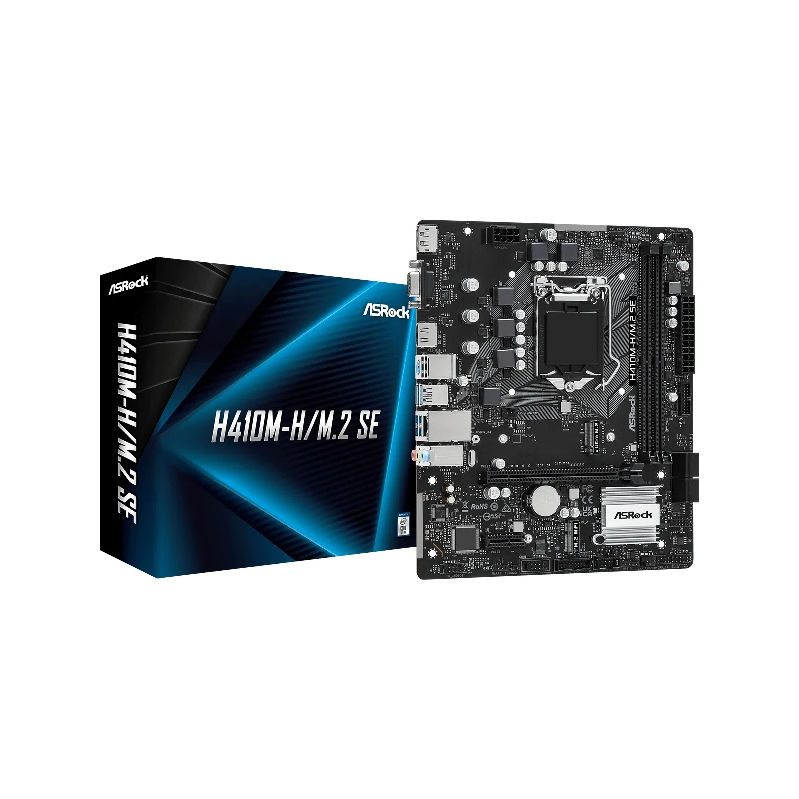 ASRock H410M-H/M.2 SE (UA) Назначение: обычная; Сокет: 1200;