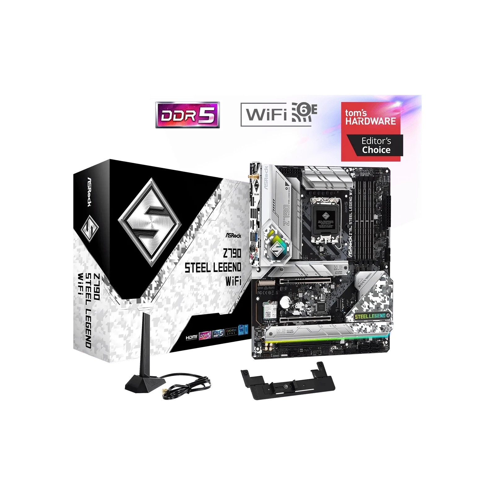 ASRock Z790 STEEL LEGEND WIFI (UA) Призначення: геймерська; Сокет: