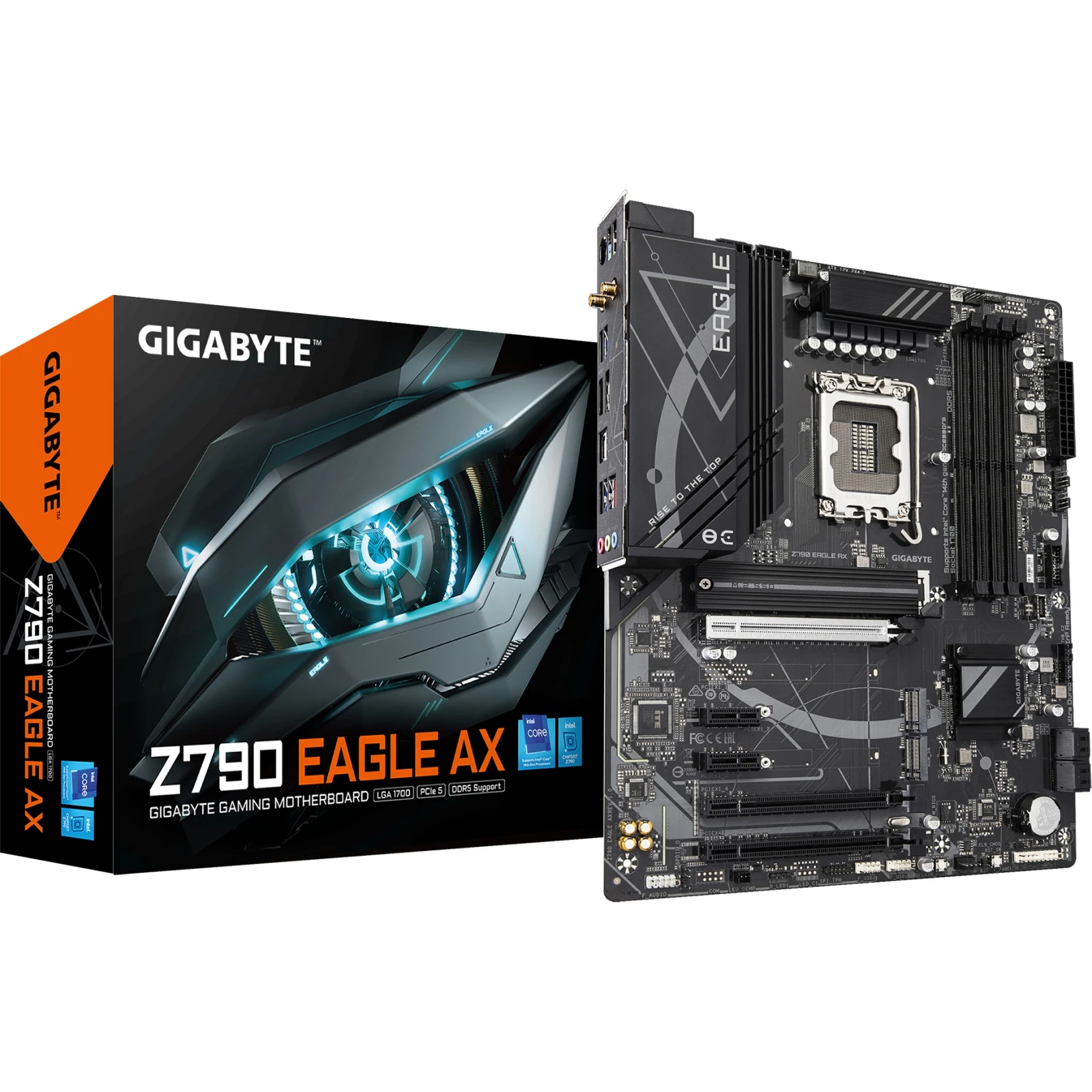 GIGABYTE Z790 EAGLE AX (UA) Призначення: звичайна; Сокет: 1700;