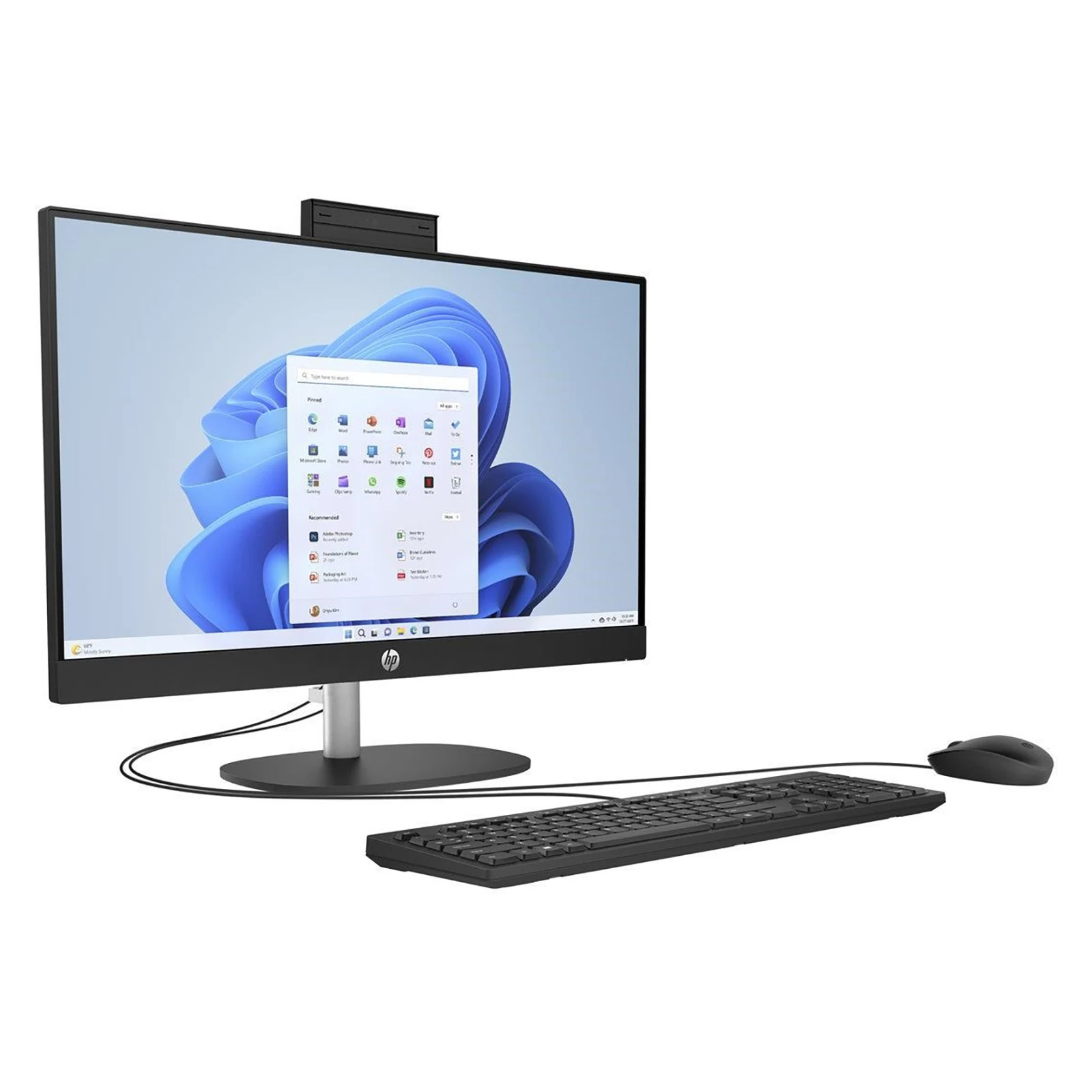 HP 24-cr0003ua AiO / Ryzen5 7520U, 16, 512, WiFi, Cam, KBD (9C9C3EA) (UA) Матрица IPS