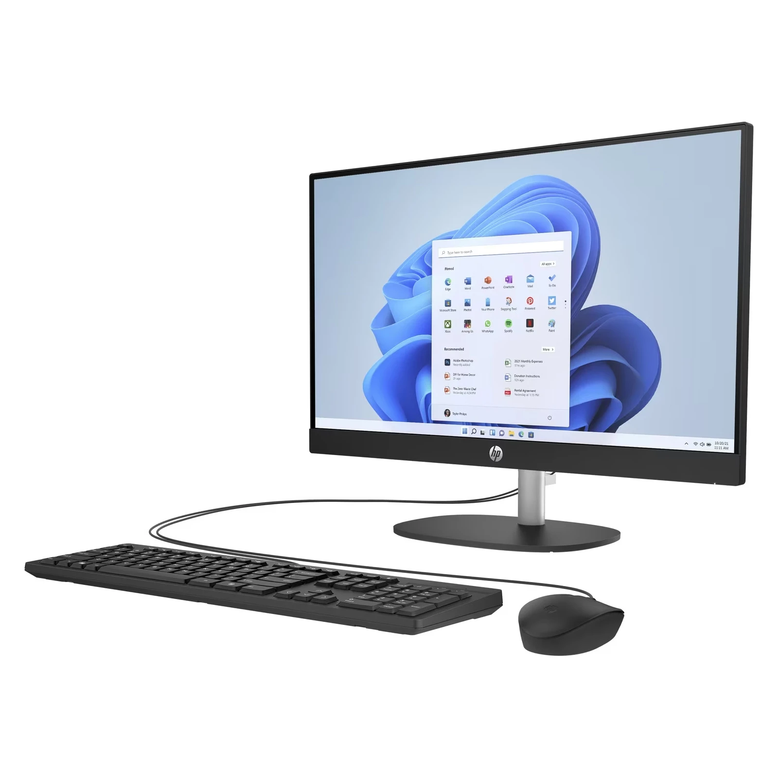 HP 24-cr0003ua AiO / Ryzen5 7520U, 16, 512, WiFi, Cam, KBD (9C9C3EA) (UA) Диагональ экрана 23.8