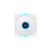 Кулер для корпусу Lian Li TLLCD 120-3, White Cooler (G99.12TLLCD3W.00) (UA)