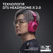 Logitech G Pro X 2 Lightspeed Wireless Magenta (981-001275) (UA)