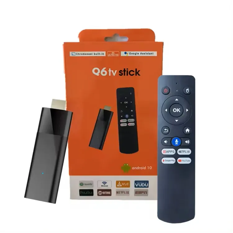 TV-Приставка Q6 TV Stick 4k Europe Операційна система: Android 10.0