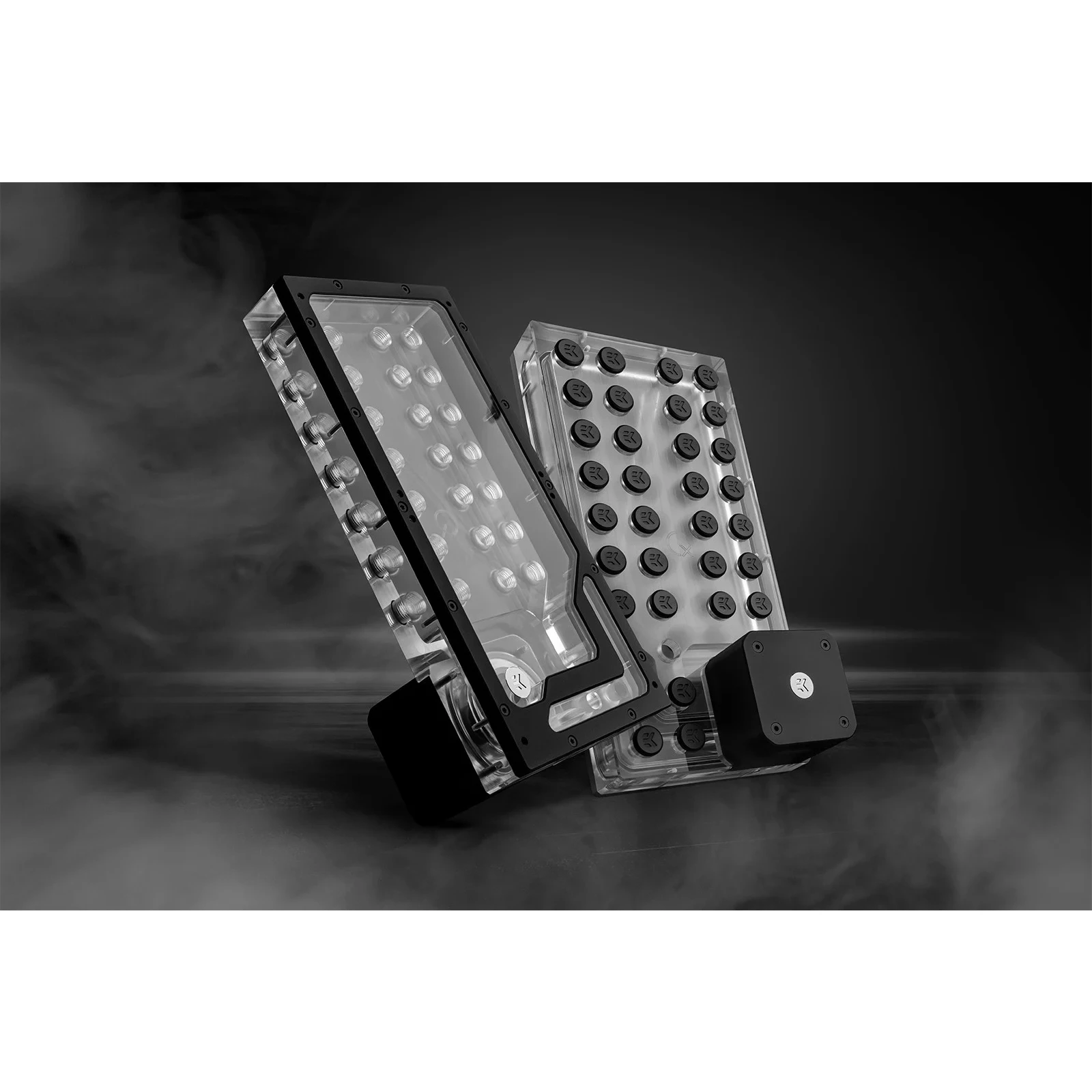 Резервуар для СВО Ekwb EK-QuantumX Loophole Distroplate D5 PWM - Black (3831109908440) (3831109908440) (UA)