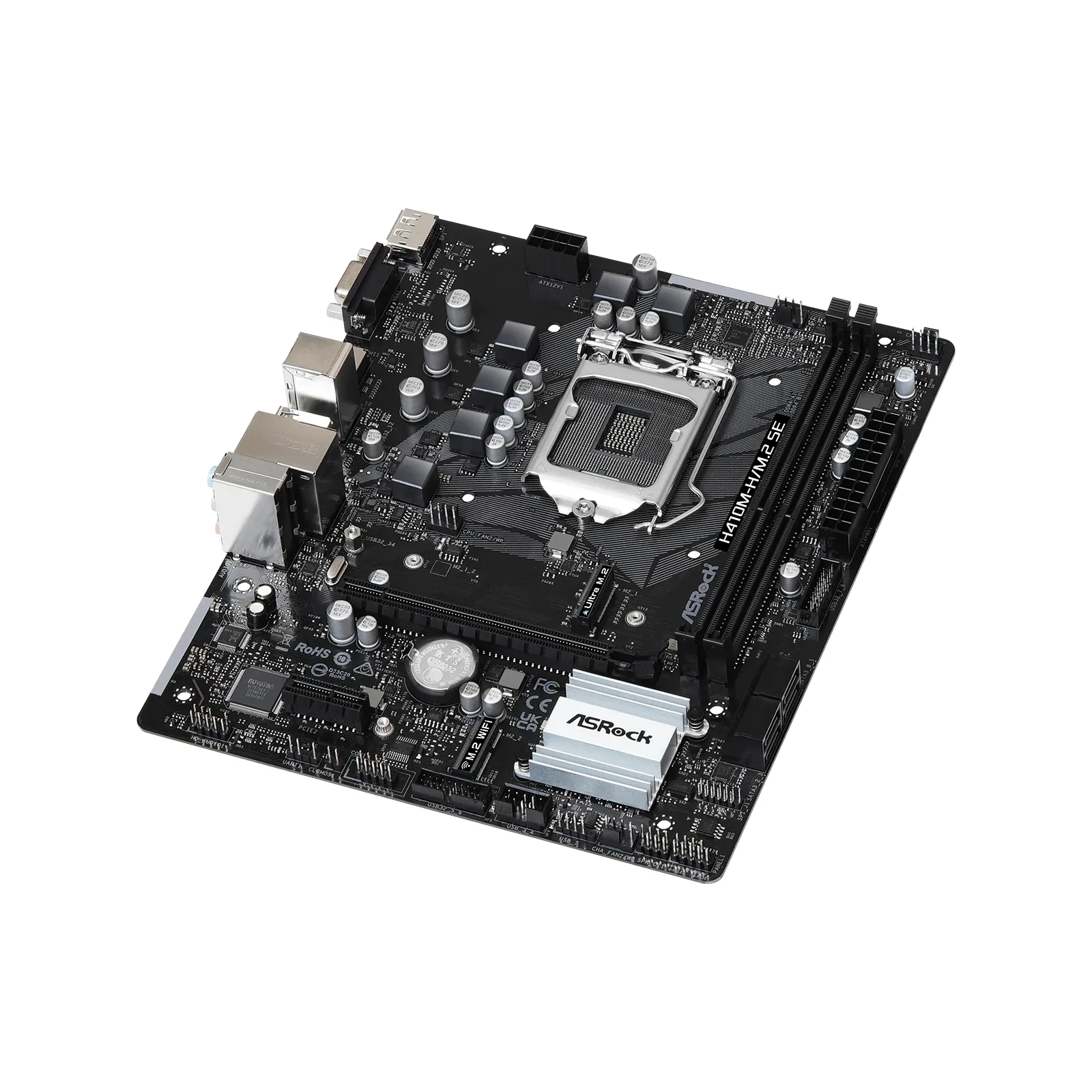 ASRock H410M-H/M.2 SE (UA) Слоты расширения 1 x PCI-E 3.0 x1 ,  1 x PCI-E 3.0 x16