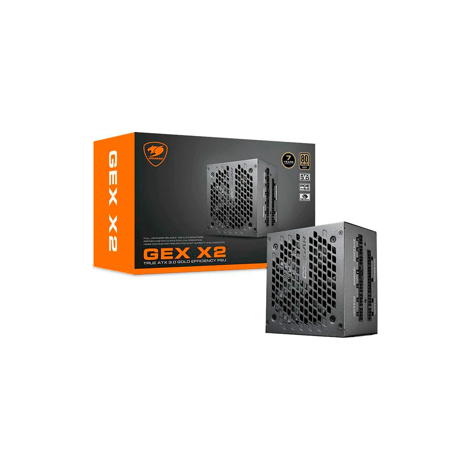 Cougar 850W (GEX X2 850) (UA) Тип БП: модульные, для