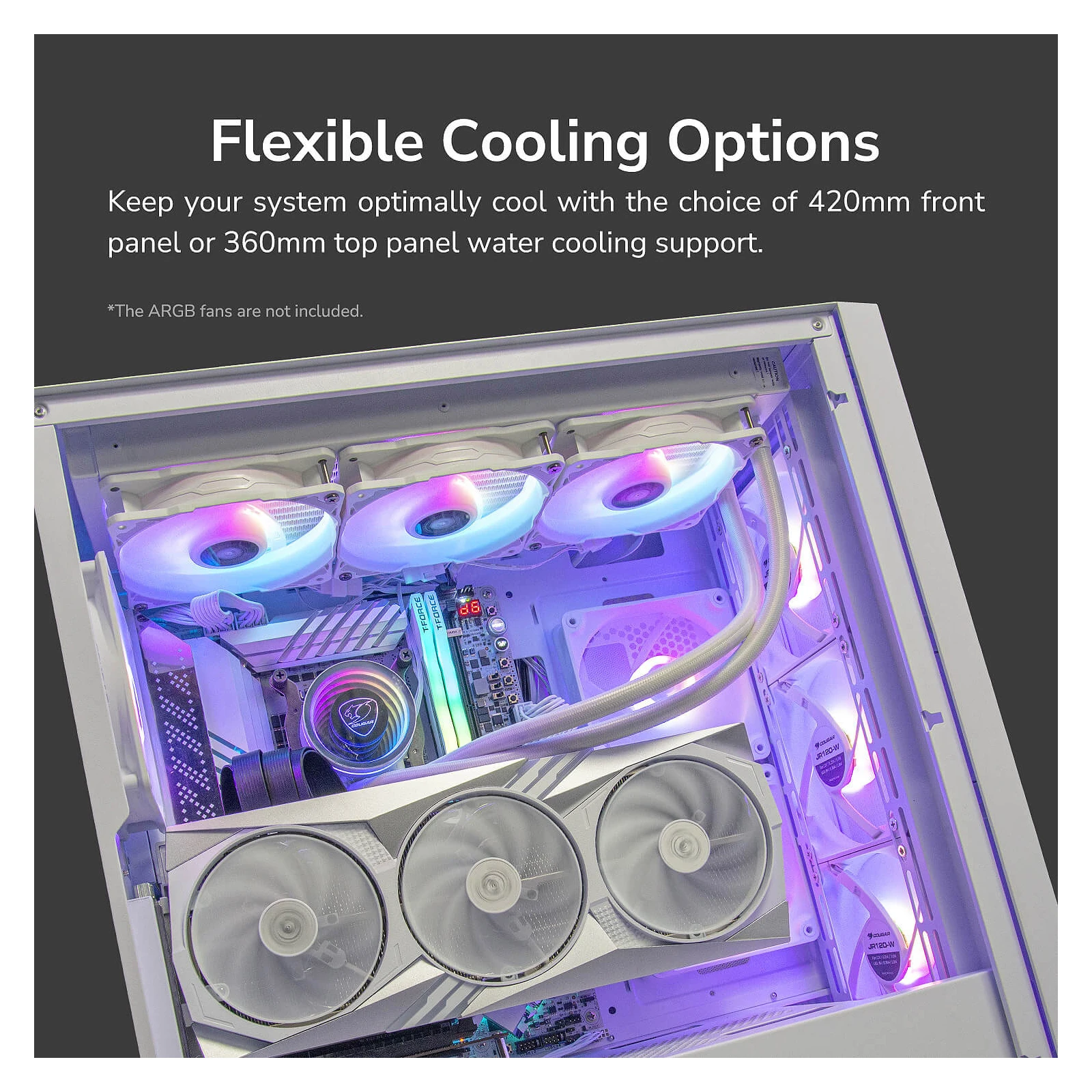 Cougar UNIFACE White (UA) Спосіб установки вертикальний