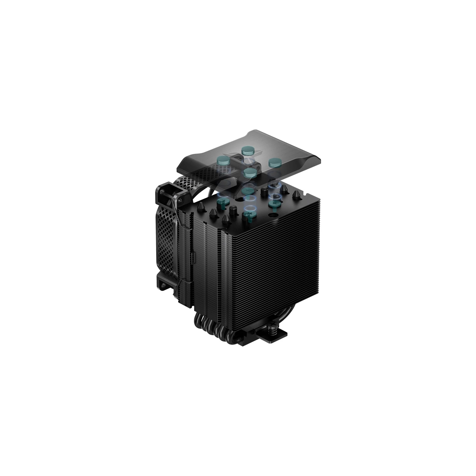 Кулер для процесора JONSBO HX6210 Black (UA) Сокет 1156, 2011, AM5, 1700, 1200, AM4, 1151, 1150, 1155 