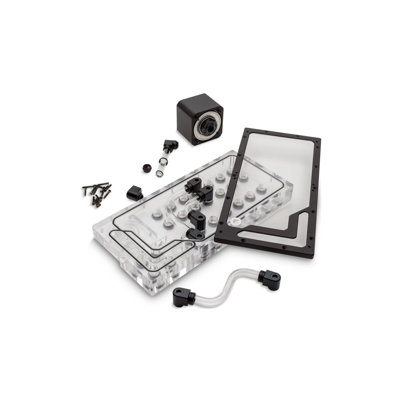 Резервуар для СВО Ekwb EK-QuantumX Loophole Distroplate D5 PWM - Black (3831109908440) (3831109908440) (UA)