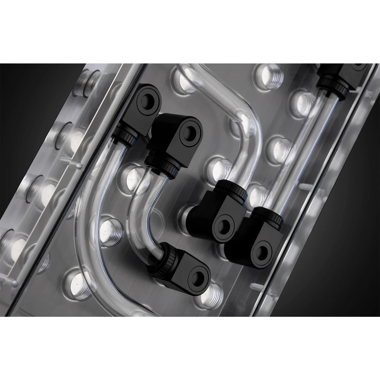 Резервуар для СВО Ekwb EK-QuantumX Loophole Distroplate D5 PWM - Black (3831109908440) (3831109908440) (UA) Об'єм: 562 мл; Підключення