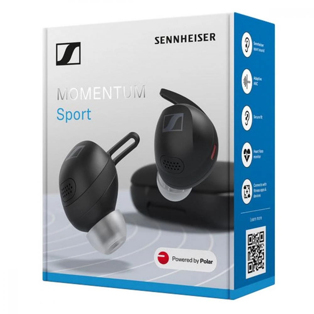 Навушники Sennheiser Momentum Sport Polar Black (700304) Тип акустичного оформлення напіввідкриті