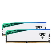 Patriot 32GB (2x16GB) 6200MHz CL42 Viper Elite 5 RGB White (PVER532G62C42KW) EU