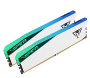 Patriot 32GB (2x16GB) 6200MHz CL42 Viper Elite 5 RGB White (PVER532G62C42KW) EU