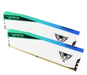 Patriot 32GB (2x16GB) 6200MHz CL42 Viper Elite 5 RGB White (PVER532G62C42KW) EU