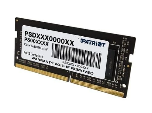 Patriot 16GB (1x16GB) 3200MHz CL22 Signature (PSD416G320081S) EU Серія: Signature; Тип пам'яті: DDR4 SODIMM;
