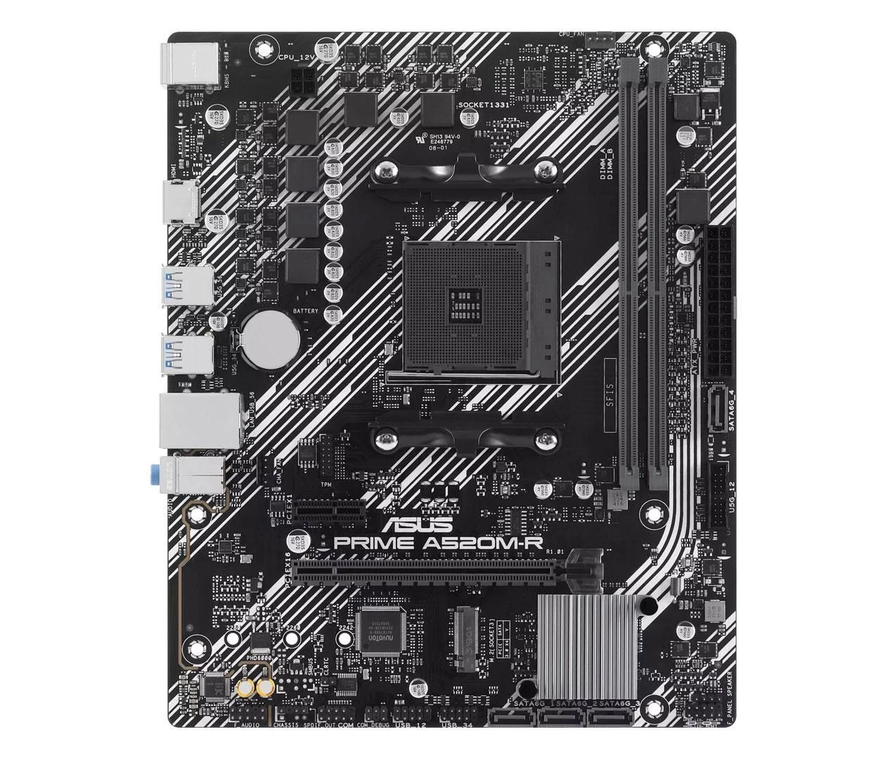 ASUS PRIME A520M-R EU Підтримувані сімейства процесорів  AMD Ryzen™