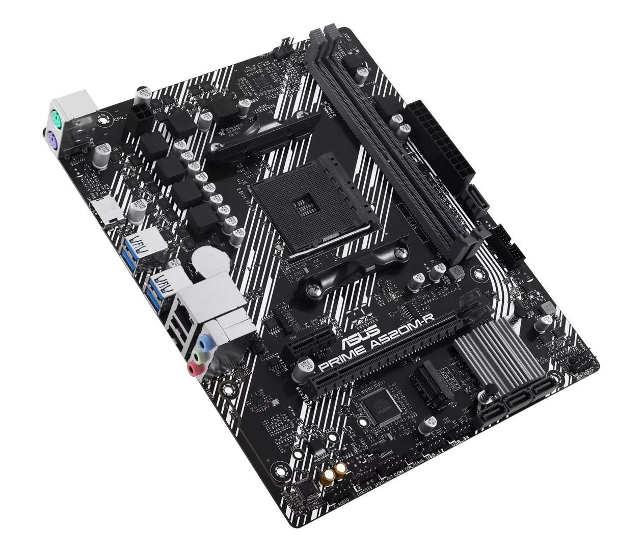 ASUS PRIME A520M-R EU Сумісність з SSD-накопичувачами m.2 з радіатором  Так - немає зіткнень