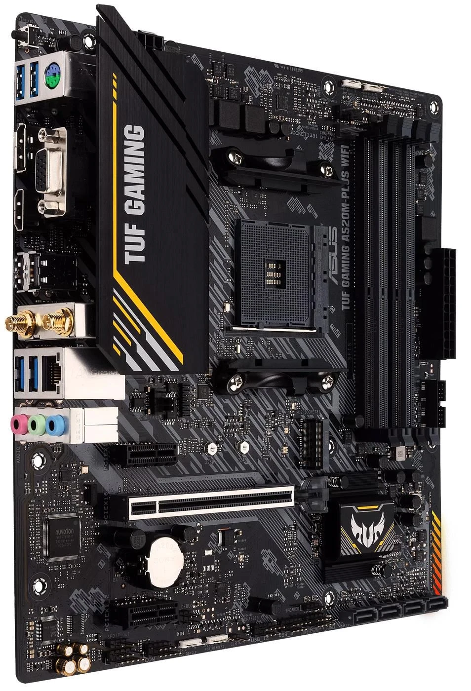 ASUS TUF GAMING A520M-PLUS WIFI EU Чіпсет  AMD А520