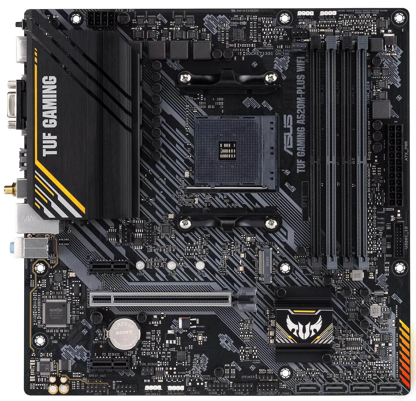 ASUS TUF GAMING A520M-PLUS WIFI EU Socket процесора  Socket АМ4