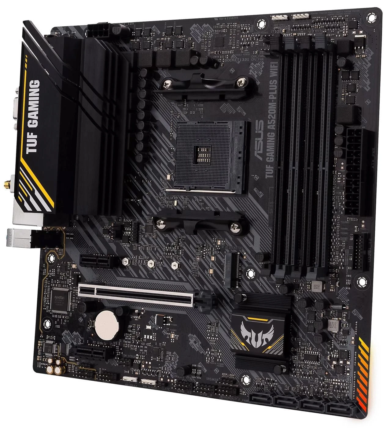 ASUS TUF GAMING A520M-PLUS WIFI EU Підтримувані сімейства процесорів  AMD Ryzen™