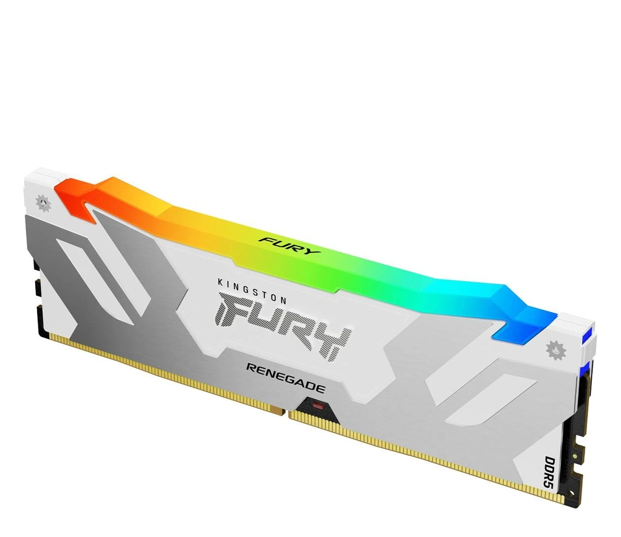 Kingston FURY 32GB (2x16GB) 6400MHz CL32 Renegade RGB White XMP (KF564C32RWAK2-32) EU Серія: Renegade RGB; Тип пам'яті: DDR5;