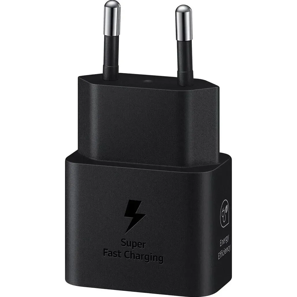 Зарядний пристрій Samsung Type-C 25W Power Adapter Black (w/o cable) (EP-T2510XBEGEU) (UA) Бренд: Samsung; Сумісність:
