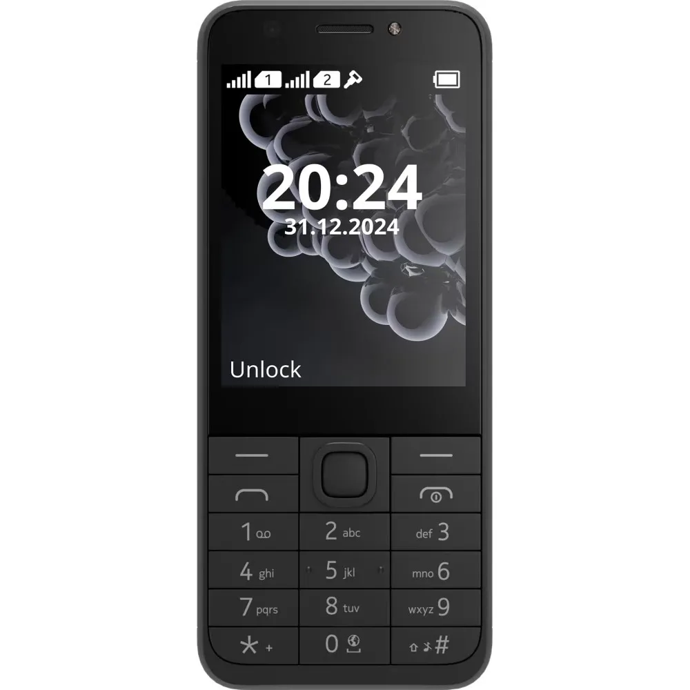 Nokia 230 DS 2024 Black (UA) Основний дисплей: 2.8 320x240 143ppi