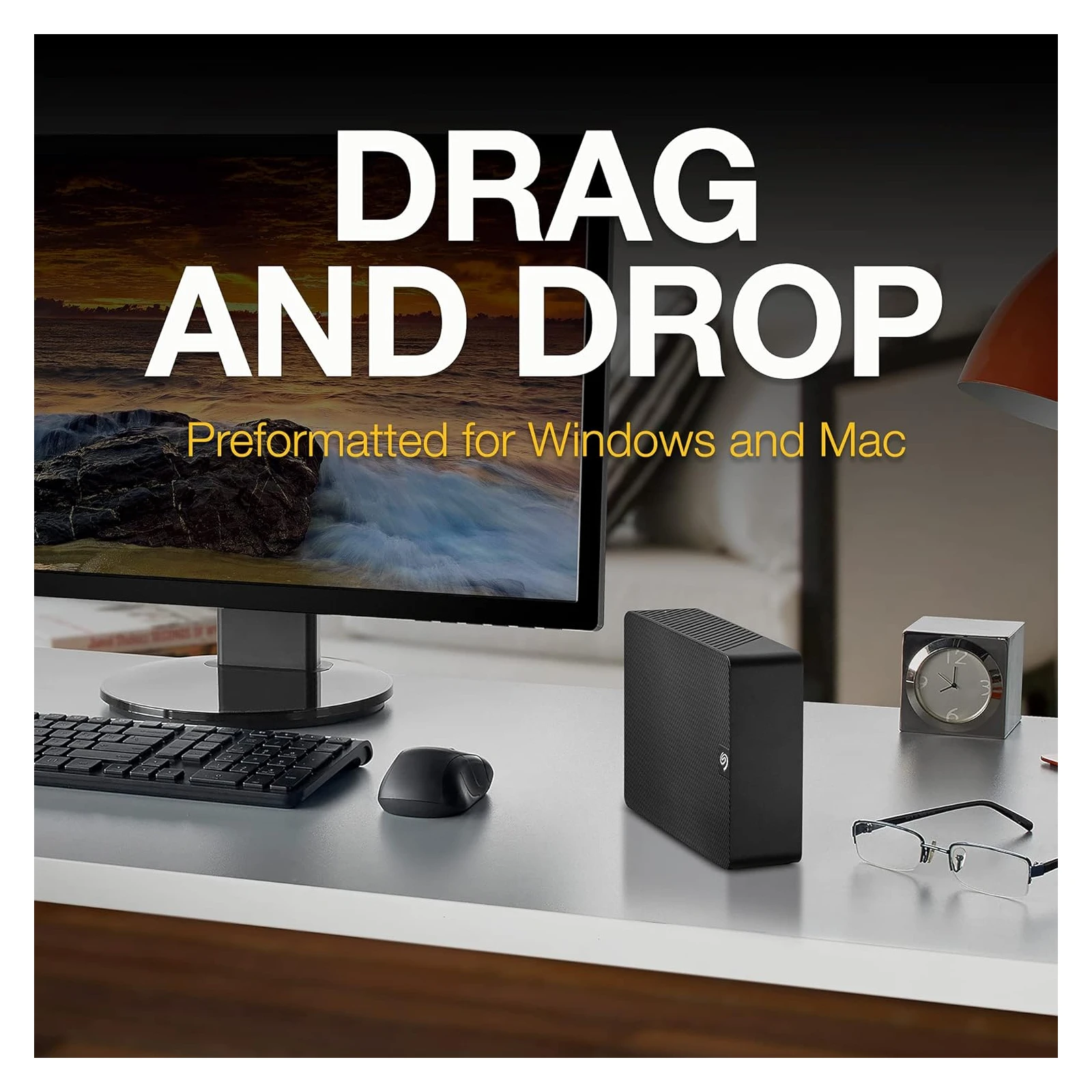 3.5 20TB Expansion Desktop Seagate (STKP20000400) (UA) Тип: Високошвидкісні,