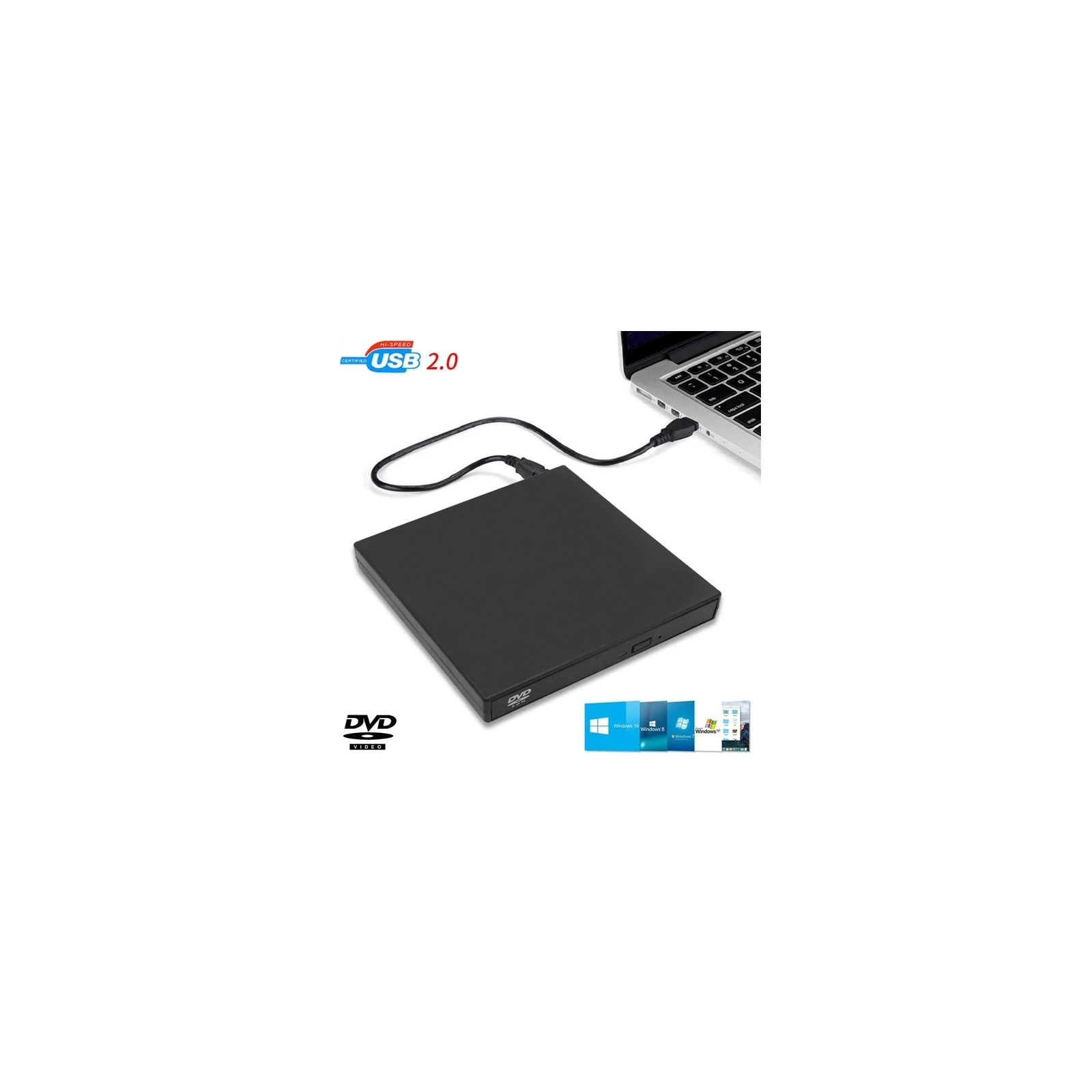 DVD-RW Maiwo K520B-D (UA) Призначення: зовнішній;