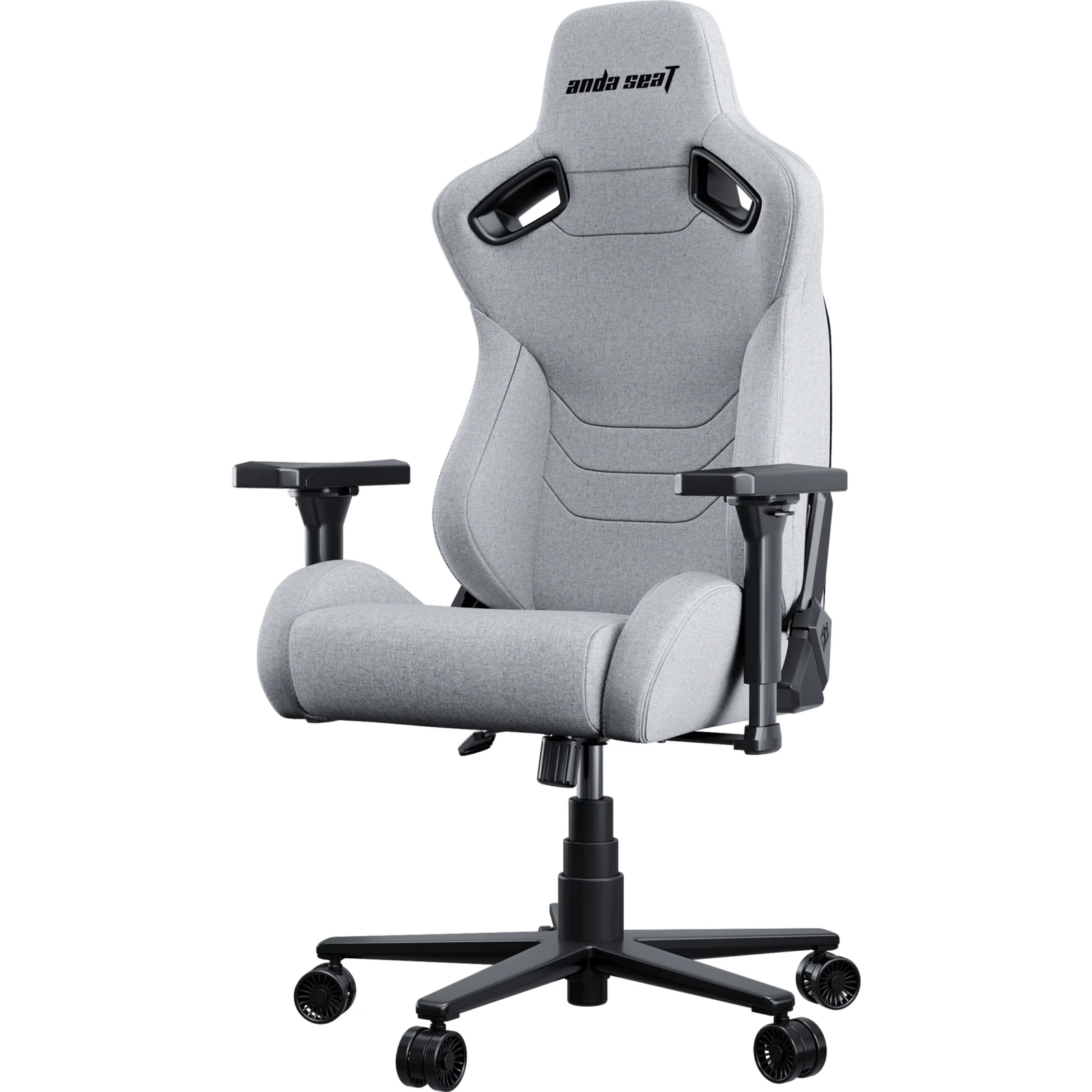Anda Seat Kaiser Frontier Fabric XL Grey Linen (AD12YXL-17-G-F) (UA) Размер сиденья 58 x 54 см