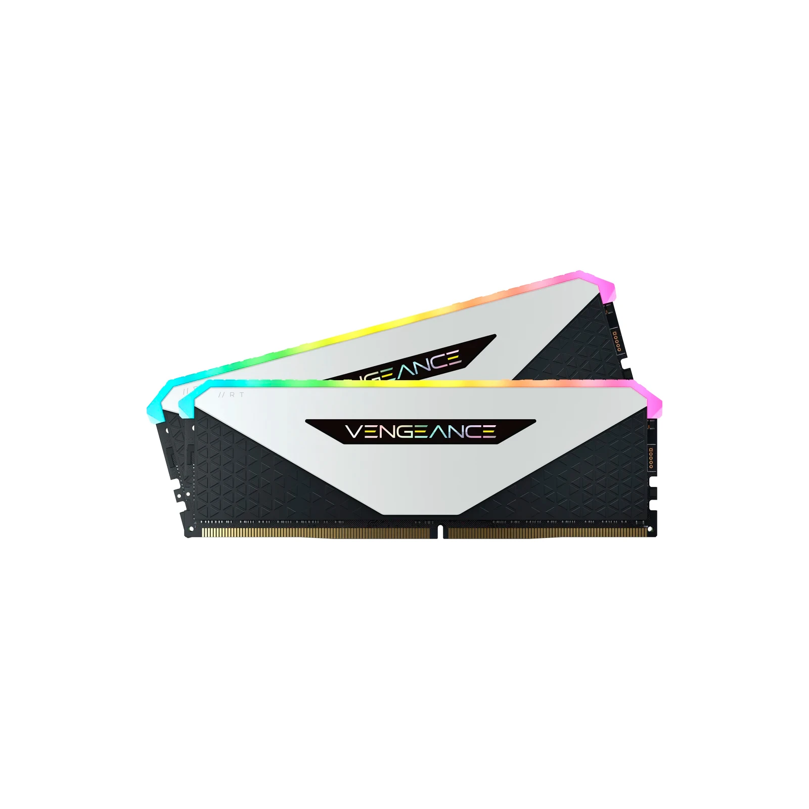 DDR4 32GB (2x16GB) 3600 MHz Vengeance RGB RT White Corsair (CMN32GX4M2Z3600C18W) (UA) Об'єм пам'яті 32 ГБ
