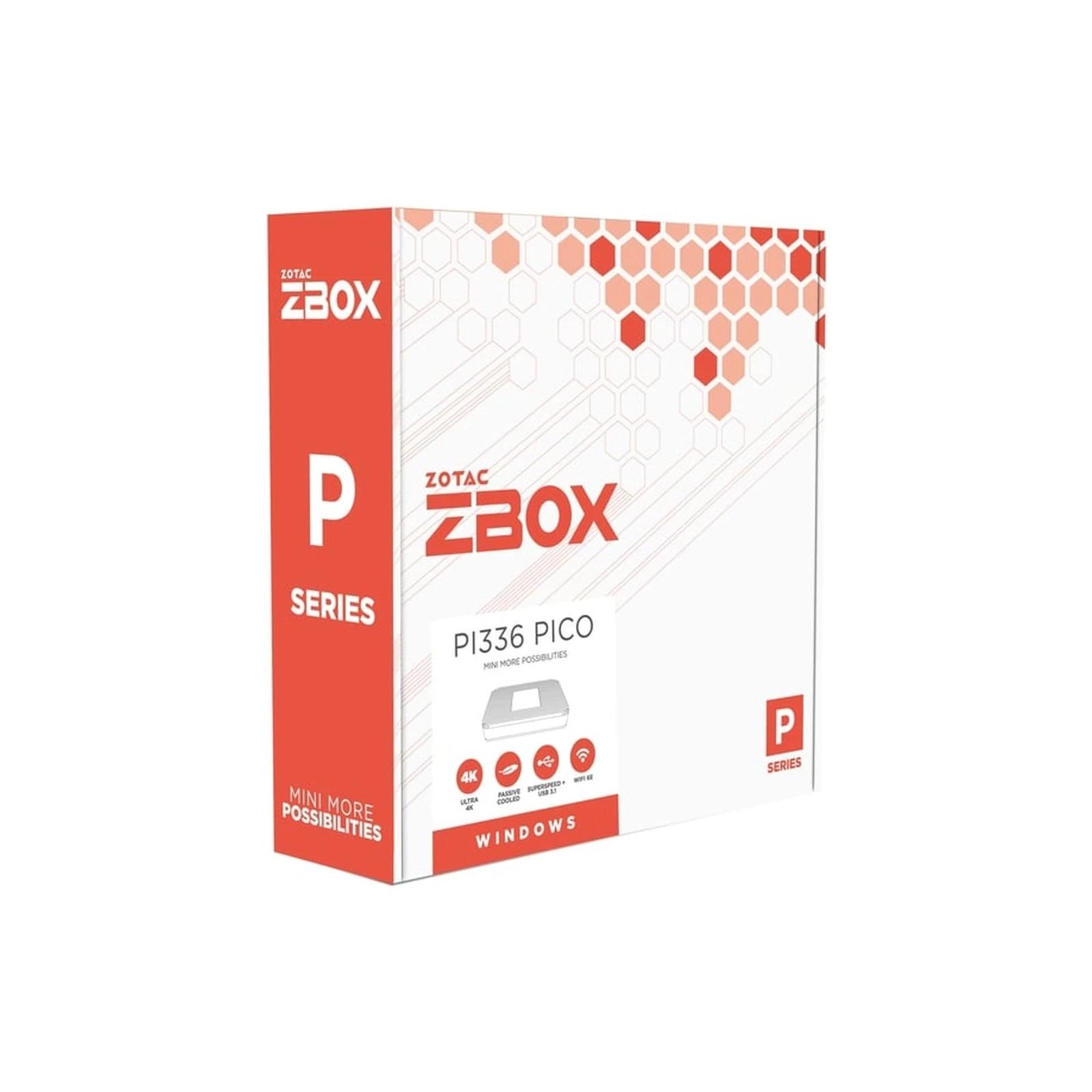Zotac PI336 pico (ZBOX-PI336-W5C) (UA) Тип ПК: Для работы и учебы; Вид: