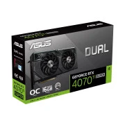 ASUS GeForce RTX 4070 Ti Super 16GB GDDR6X OC (DUAL-RTX4070TIS-O16G) (90YV0KF3-M0NA00) (UA)