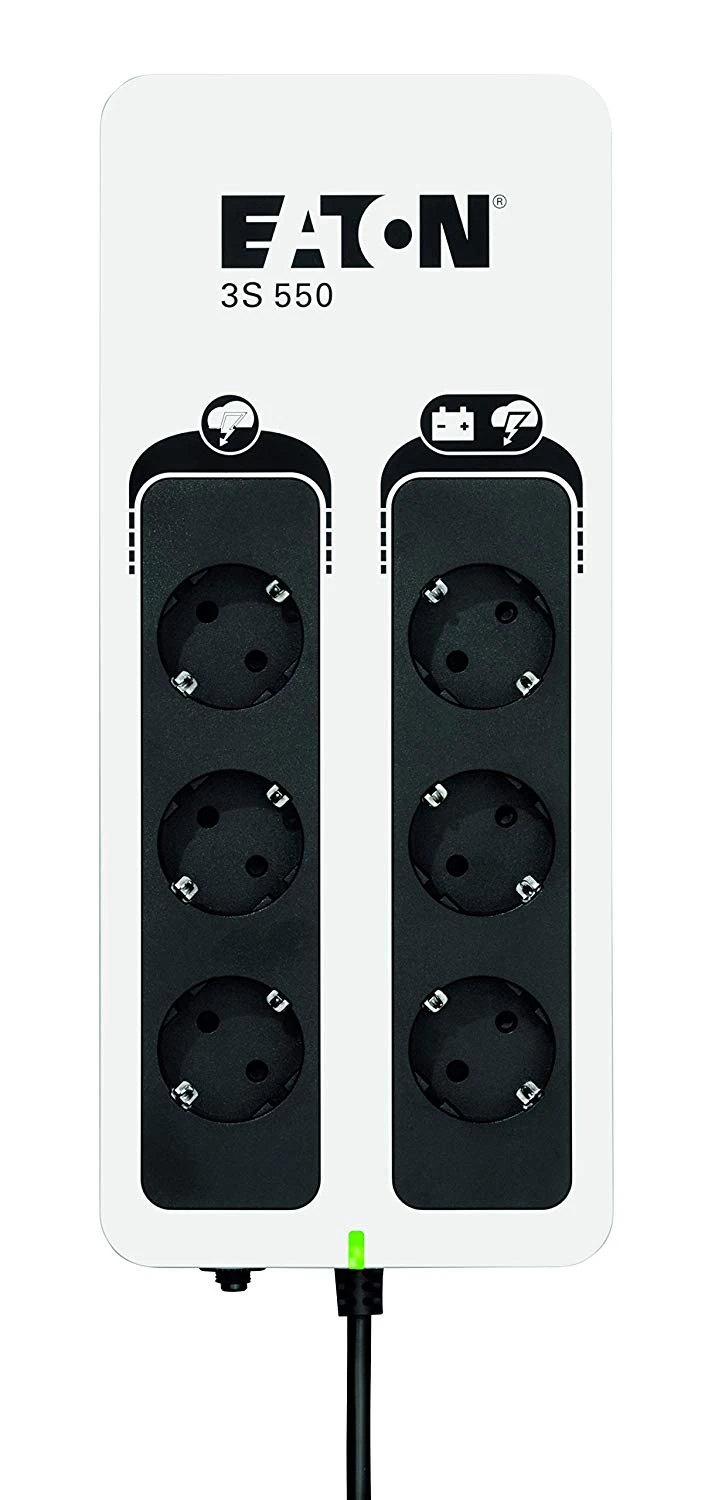 Eaton 3S 550VA (3S550D) (UA) Тип монтажа класический (tower) /вертикально, горизонтально или на боку