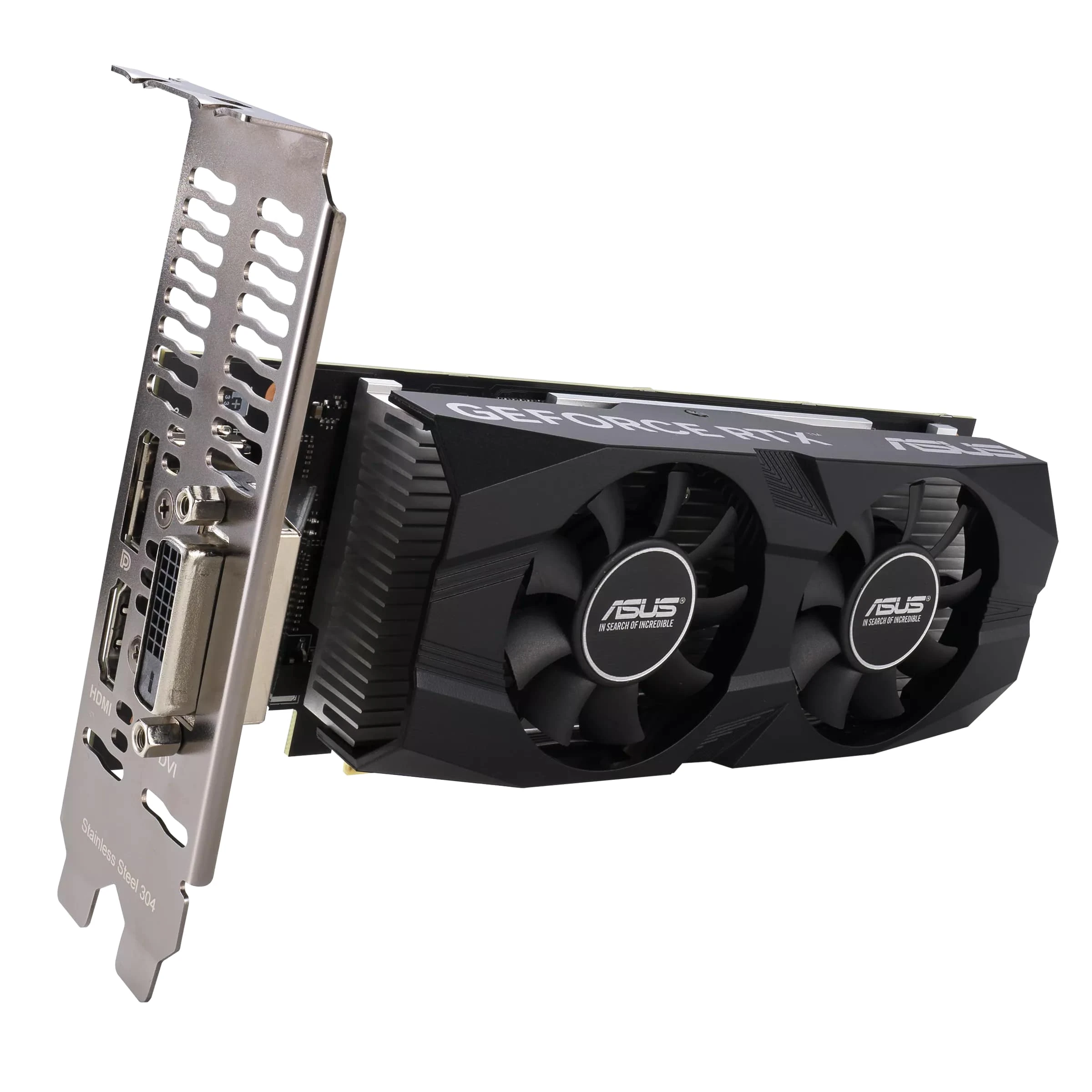 ASUS GeForce RTX 3050 6GB GDDR6 OC low profile (RTX3050-O6G-LP-BRK) (90YV0KQ0-M0NA00) (UA) HDCP есть (2.3)
