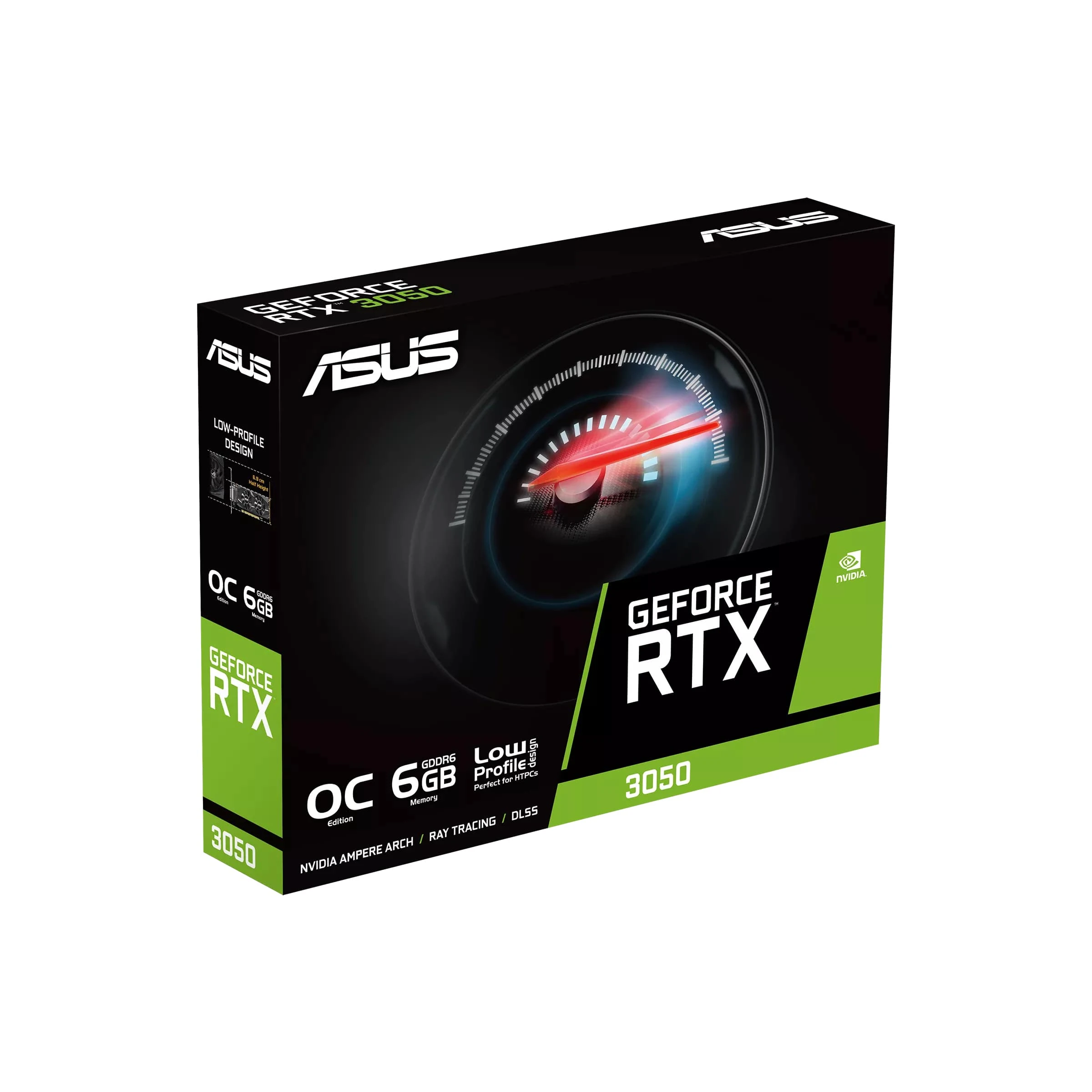 ASUS GeForce RTX 3050 6GB GDDR6 OC low profile (RTX3050-O6G-LP-BRK) (90YV0KQ0-M0NA00) (UA) Тип видеокарты игровая