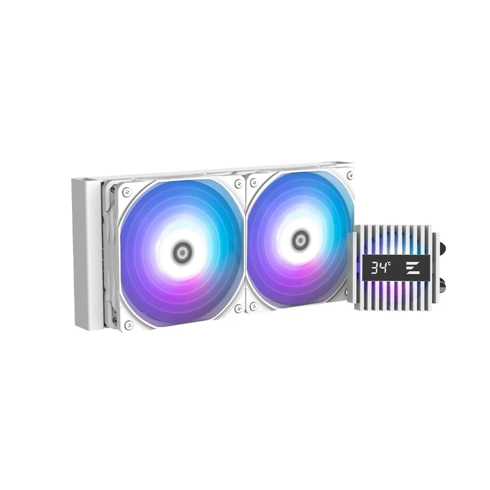 Zalman Alpha 2 A24 ARGB (ALPHA2A24WHITE) (UA) Вентиляторів 2 шт