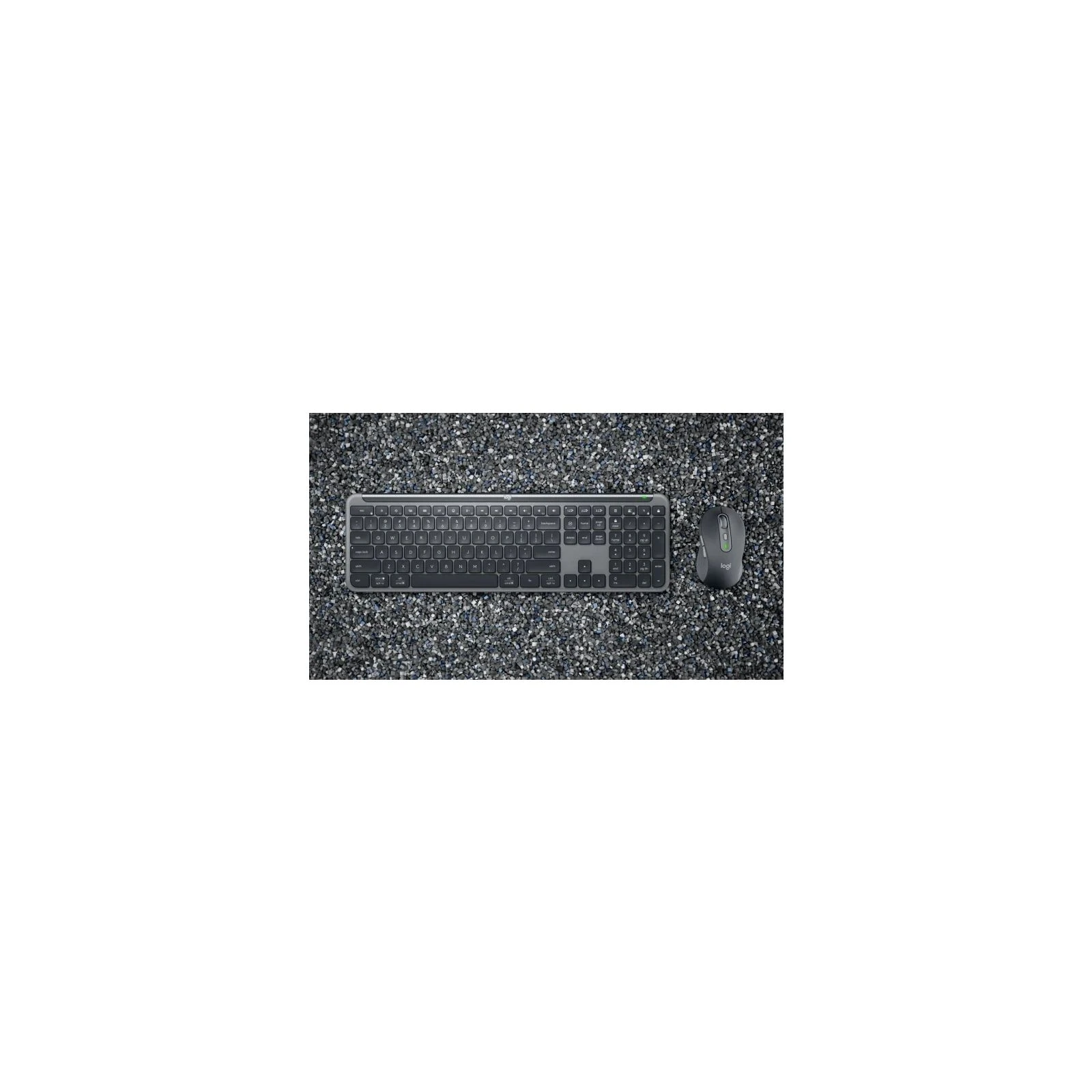 Logitech Signature Slim MK950 for Business Wireless/Bluetooth UA Graphite (920-012508) (UA) Інтерфейс підключення USB адаптер 2.4 ГГц, Bluetooth