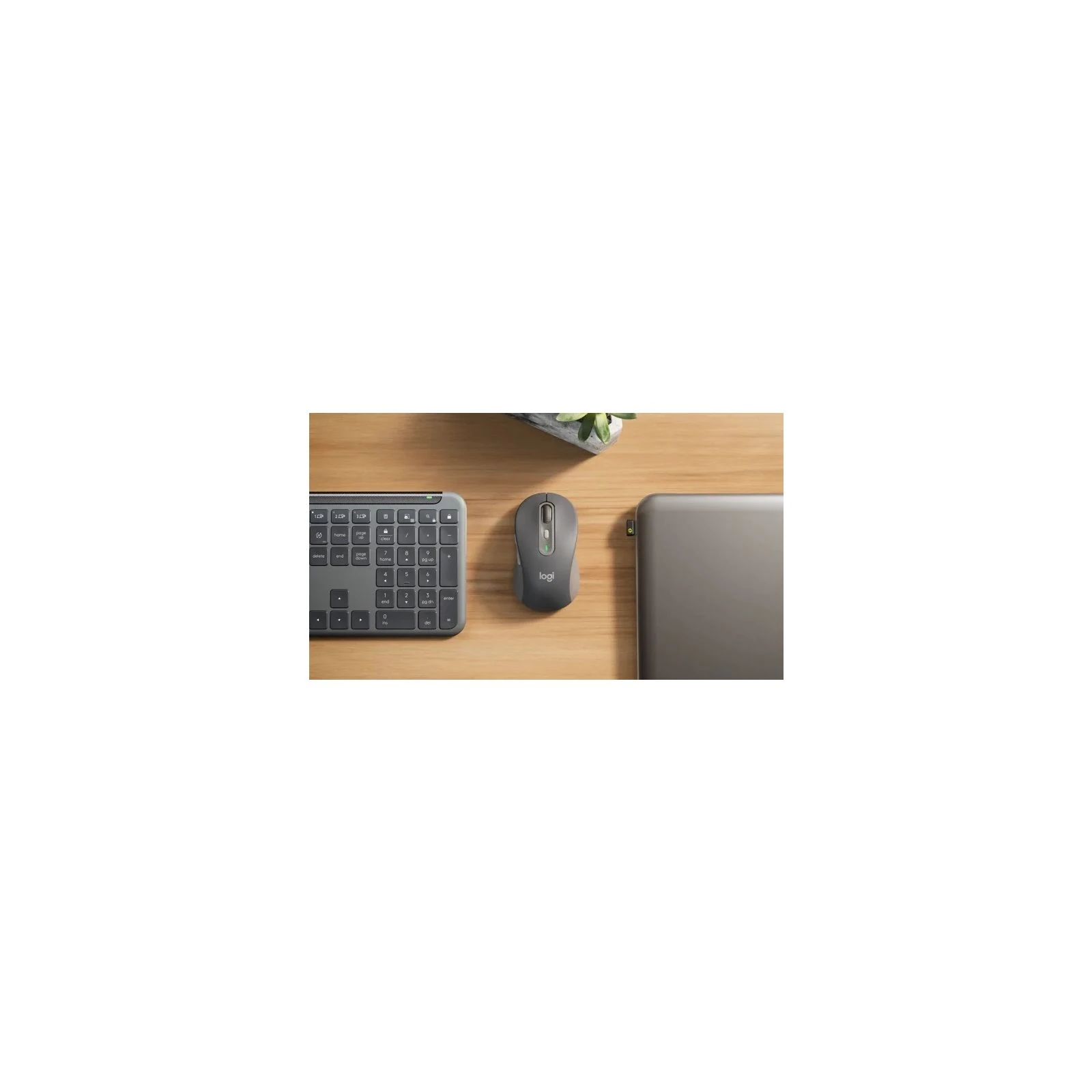 Logitech Signature Slim MK950 for Business Wireless/Bluetooth UA Graphite (920-012508) (UA) Тип: мультимедийный; Интерфейс