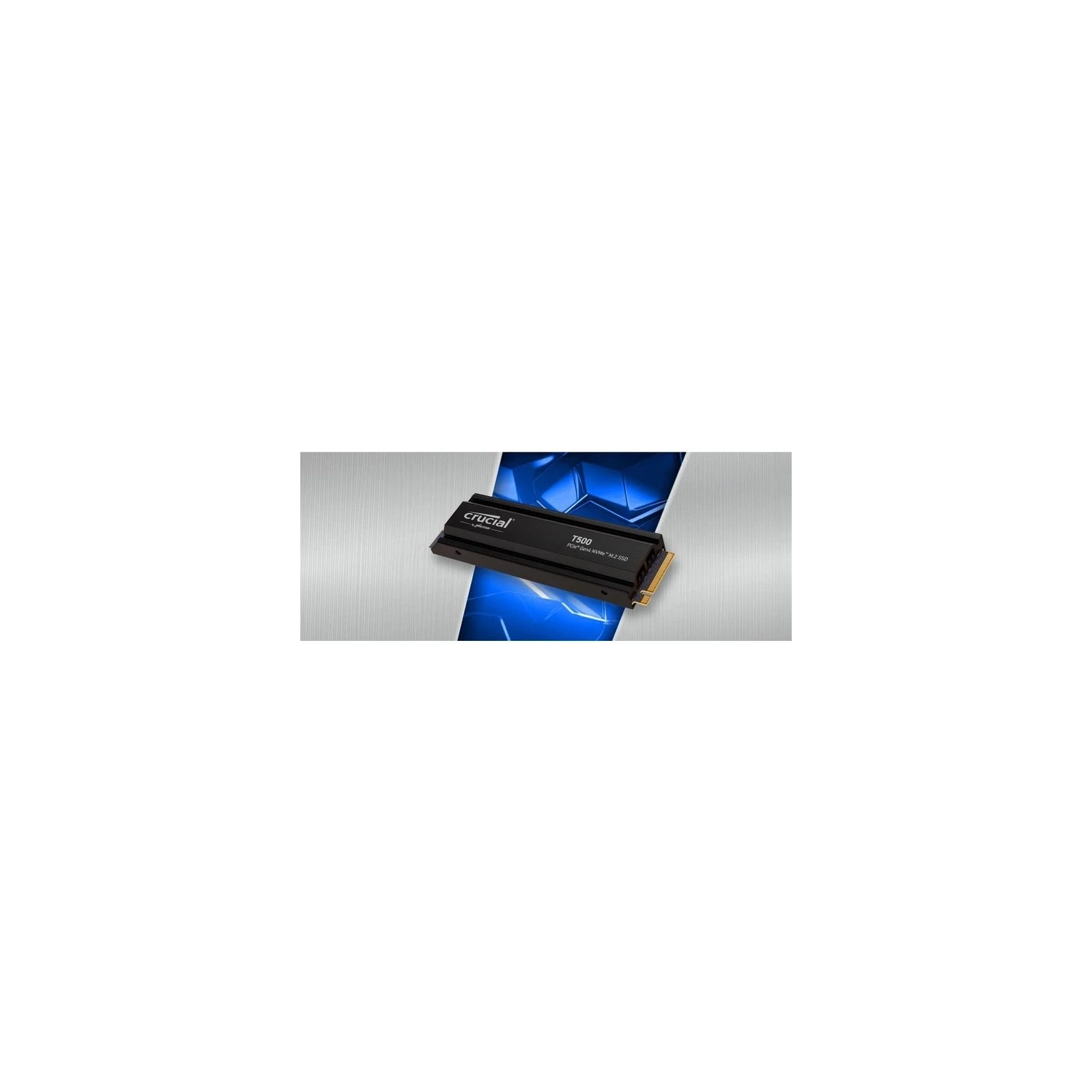 M.2 2280 1TB T500 heatsink Micron (CT1000T500SSD5) (UA) Объем памяти 1 TB