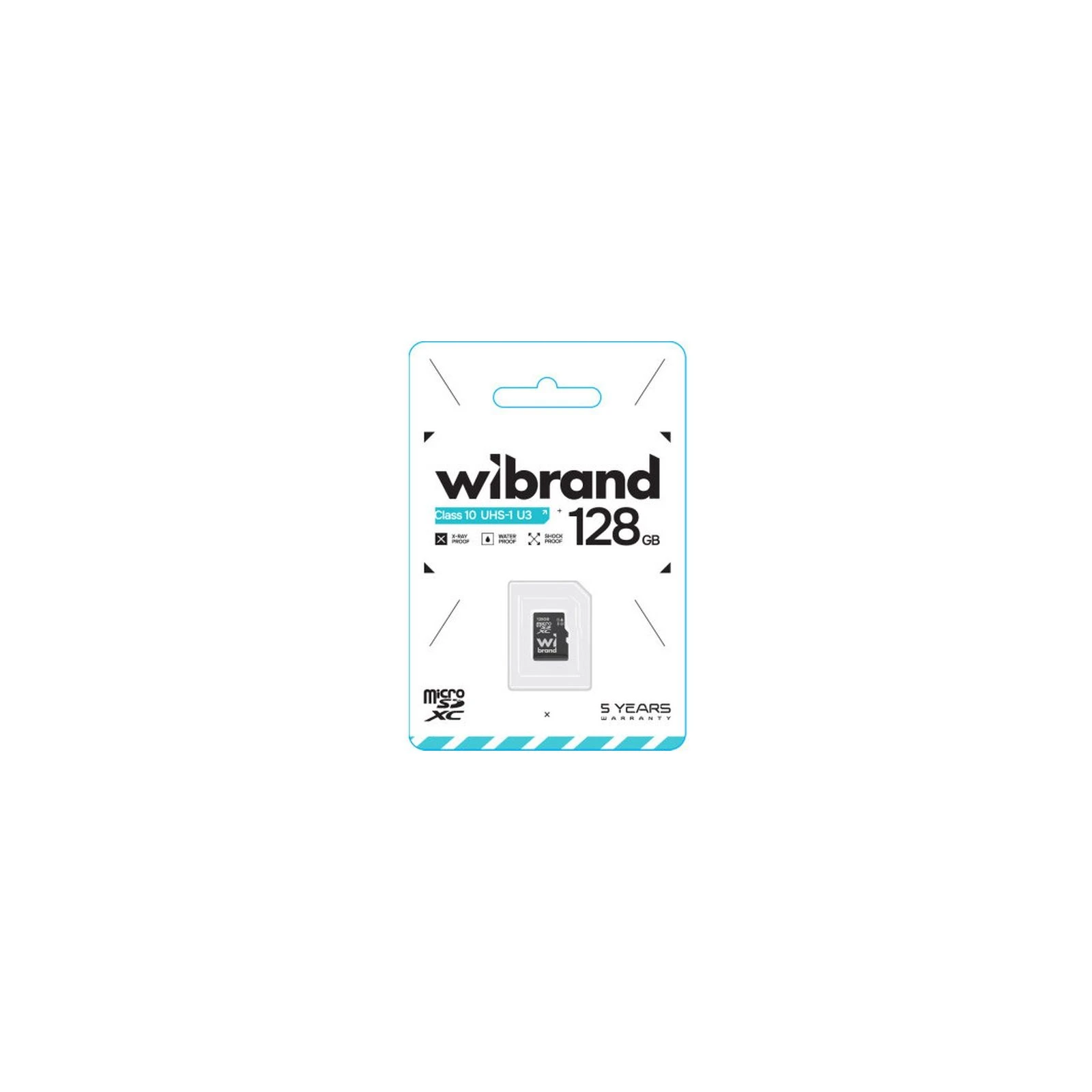 Wibrand 128GB mictoSD class 10 UHS-I U3 (WICDHU3/128GB) (UA) Тип картки пам'яті microSDXC; Об'єм
