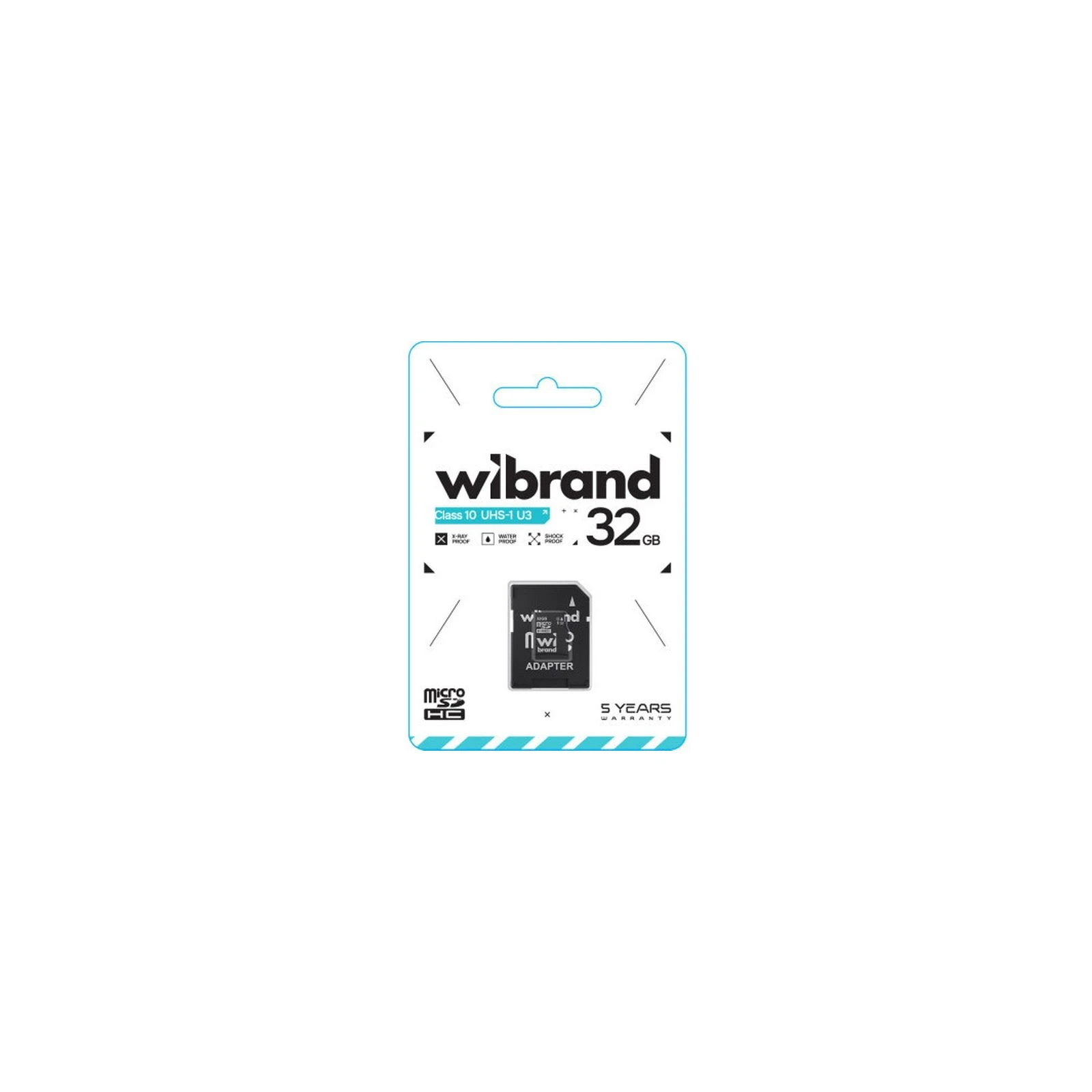 Wibrand 32GB microSD class 10 UHS-I U3 (WICDHU3/32GB-A) (UA) Тип картки: microSDHC; Об'єм пам'яті: 32