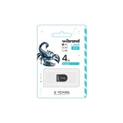 Wibrand 4GB Scorpio Black USB 2.0 (WI2.0/SC4M3B) (UA)